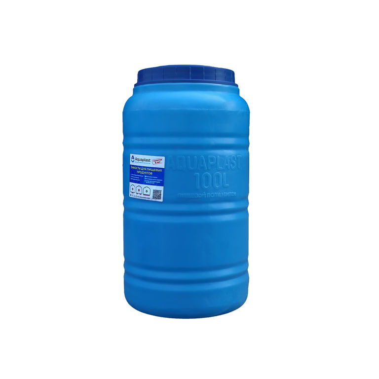 Емкость узкая пластиковая ОВ 100 литров Aquaplast синяя