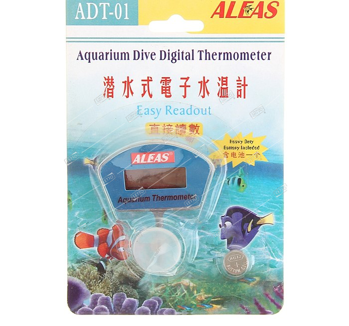 Термометр для аквариума высокоточный электронный AT-100, ALEAS Обустройство