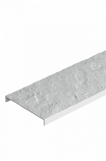 Бордюр универсальный для фасадов Döcke 1000х112 мм, Белый