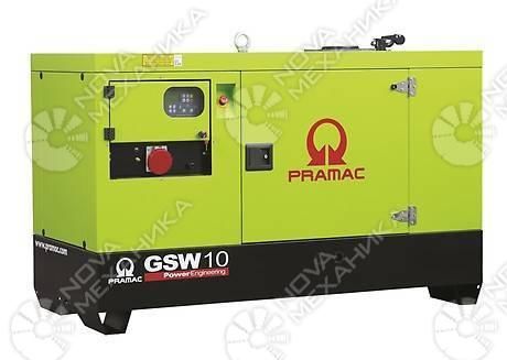 Дизельный генератор Pramac GSW10Y закрытая 13630