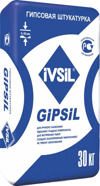 Клей для плитки и камня IVSIL GIPSIL 30 кг