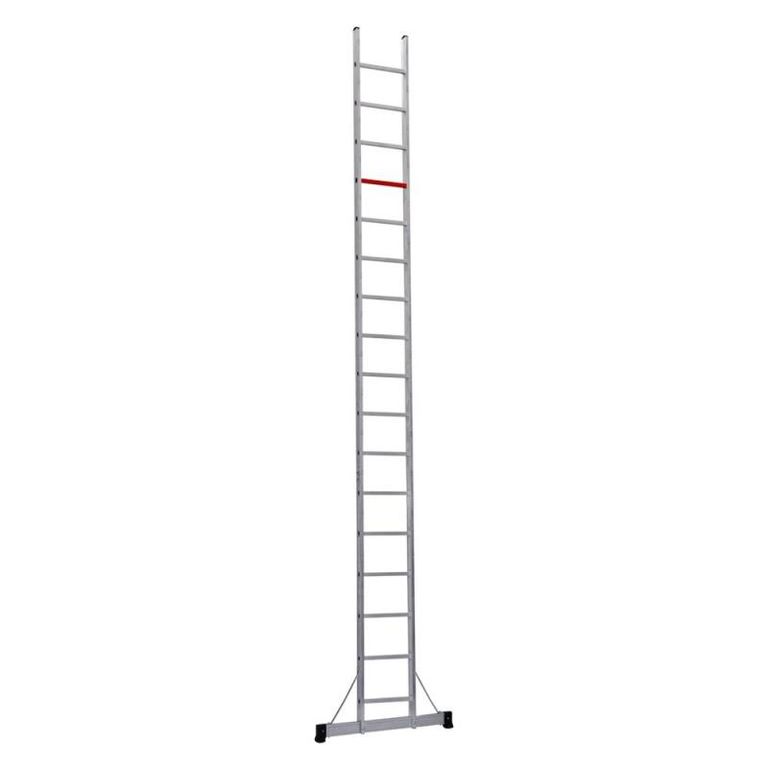 Односекционная алюминиевая лестница 17 ступеней Т0050