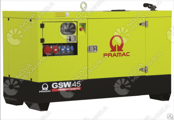 Дизельный генератор в кожухе Pramac GBW45Y, 400V