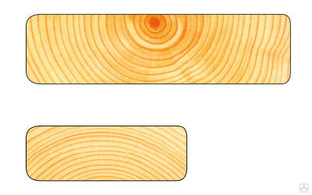 Доска террасная строганная без фаски, сосна, 40х140 мм, длина 3 м, сорт АВ 