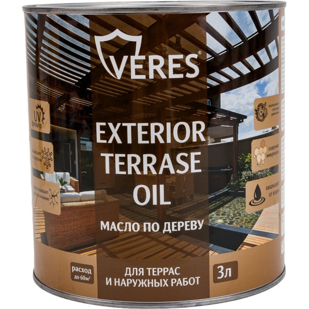 Масло для дерева VERES exterior terrase oil