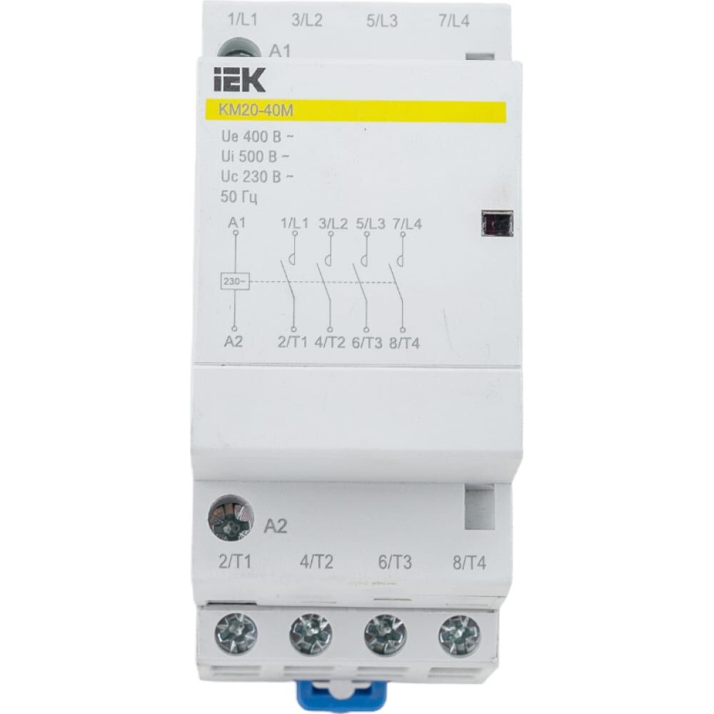 Модульный контактор IEK КМ20-40М AC