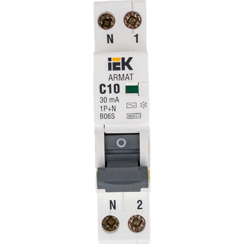 Автоматический выключатель дифференциального тока IEK ARMAT B06S