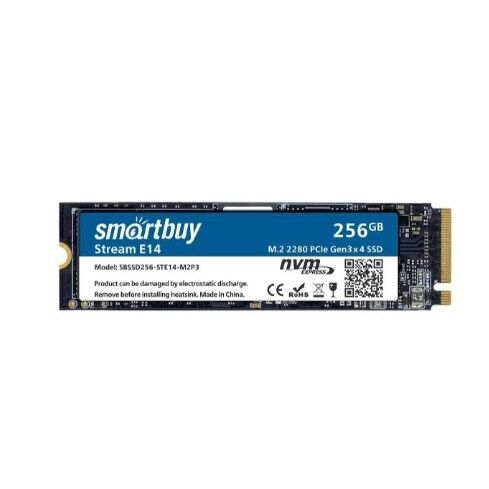 Диск Smartbuy M.2 SSD 256Gb Stream E14 SBSSD256-STE14-M2P3 NVMe PCIe3 Smart buy