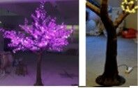 Светодиодное дерево "Сакура" LS 1800 мм-2500 мм 960 Led (толстый ствол) FUL COLOR