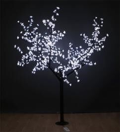 Светодиодное дерево "Сакура" LS 1800 мм-2500 мм 1728 Led (тонкий ствол) SJ-YHS-B006, цвет белый холодный
