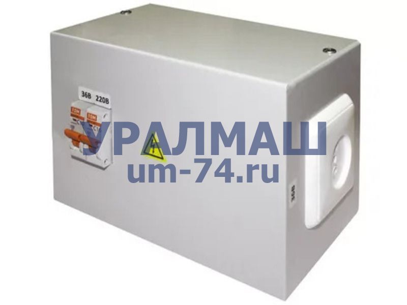 Ящик с понижающим трансформатором 220В, IP30