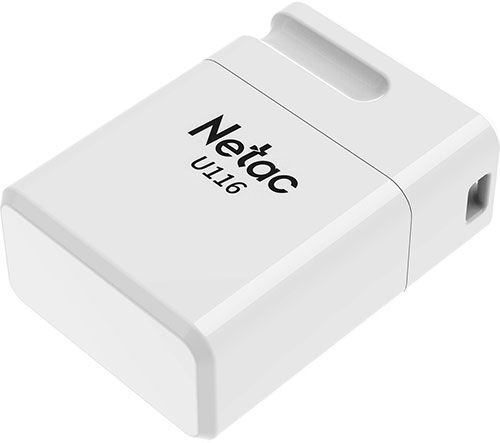 Флеш-накопитель Netac U116, USB 2.0, 64 Gb, compact (NT03U116N-064G-20WH) U116 USB 2.0 64 Gb compact (NT03U116N-064G-20W
