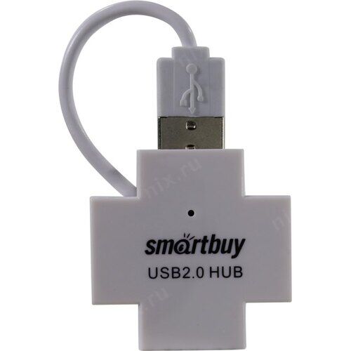USB-хаб 2.0 на 4 порта Smartbuy SBHA-6900-W (белый) 5