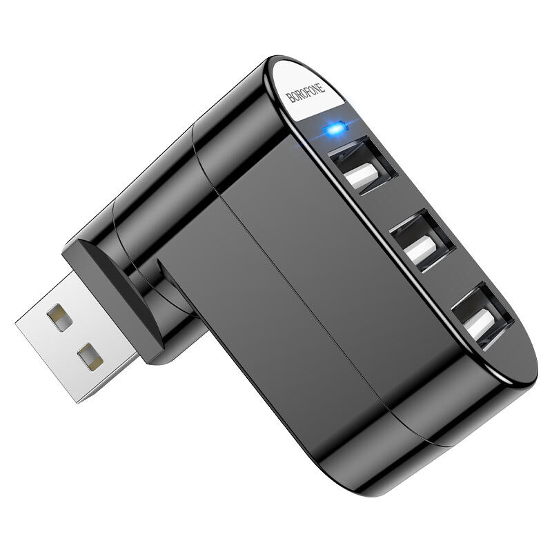 Концентратор USB 2.0 на 3 порта USB Borofone DH3