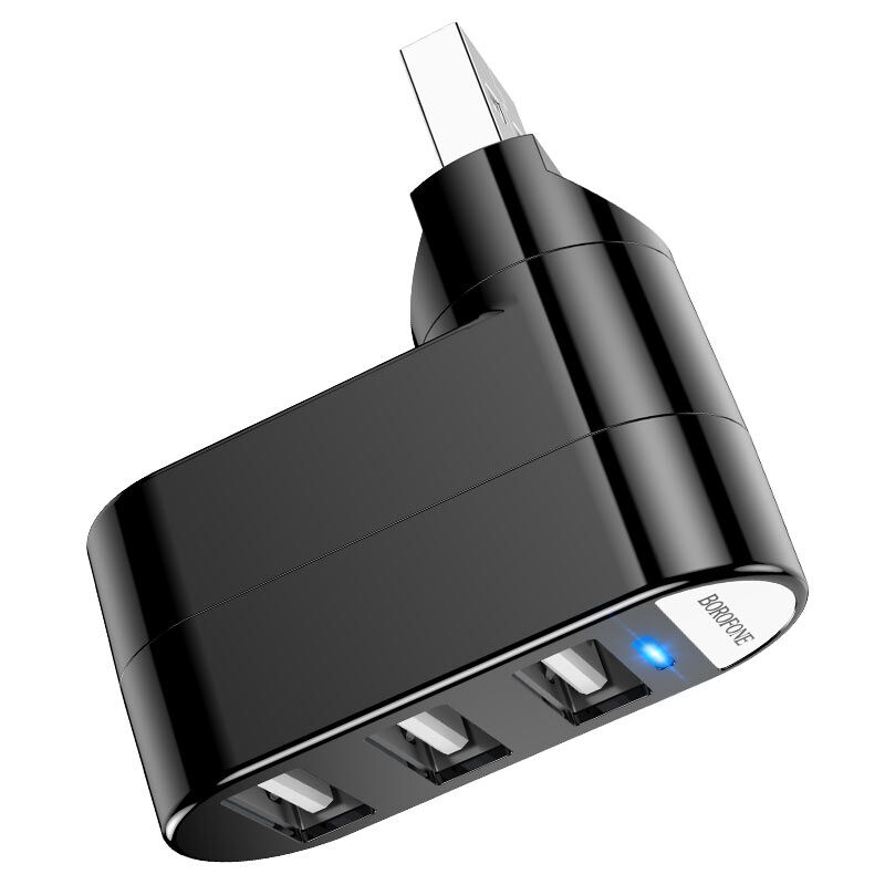 Концентратор USB 2.0 на 3 порта USB Borofone DH3 5