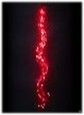 Гирлянда Роса "Конский Хвост" 1,5 м красная, 12 В, 200 LED, провод прозрачный Проволока, IP67