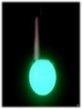 Лампа светодиодная Ø45 мм для Белт-лайта, Цоколь E27, Зеленая