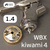 Краскопульт Anest Iwata Kiwami WBX (1.4мм) без бачка (разрезное сопло) NEW W-400 WBX #3