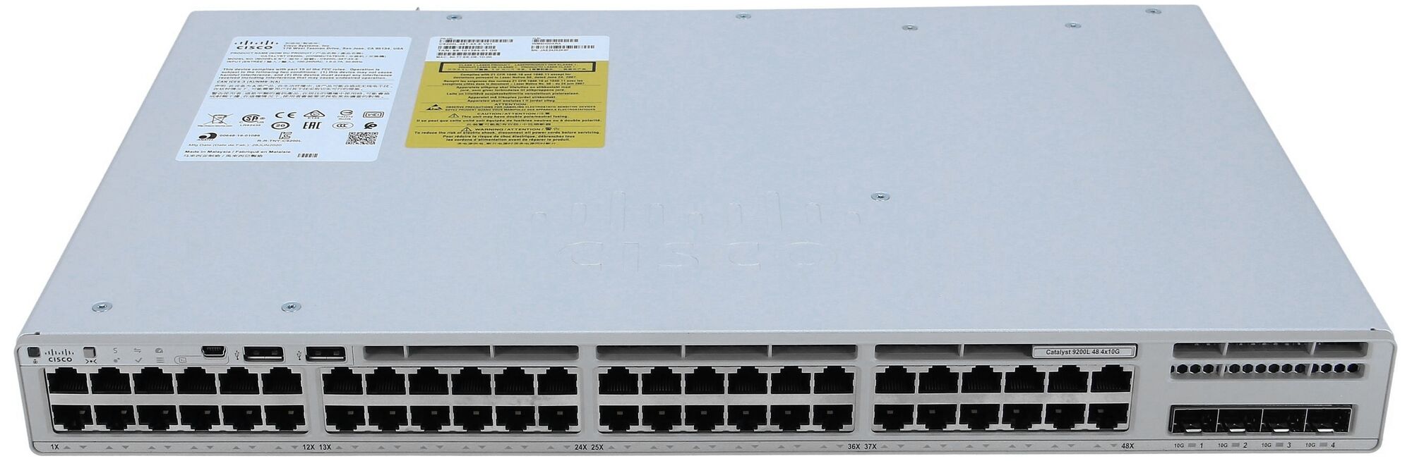 Коммутатор Cisco Cisco 9200 C9200L-48T-4X-E c9200l-48t-4x-e/Управляемый Layer 3