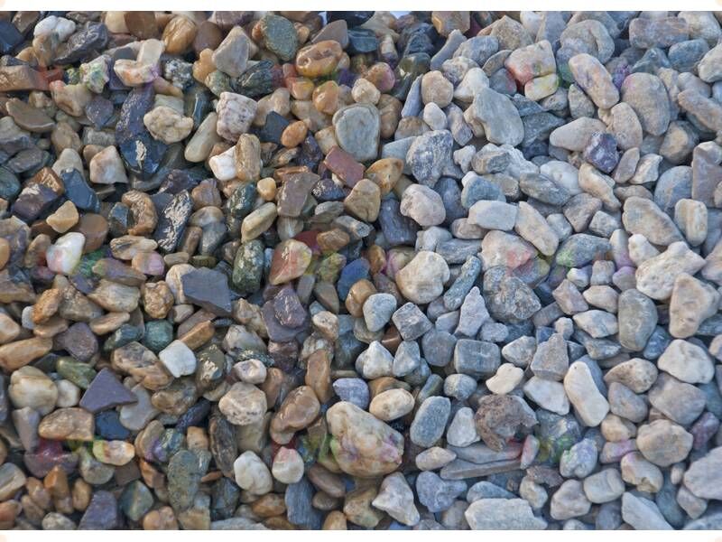Каменная крошка "Речная галька цветная", 5-20 мм, 1000 кг, биг-бэг