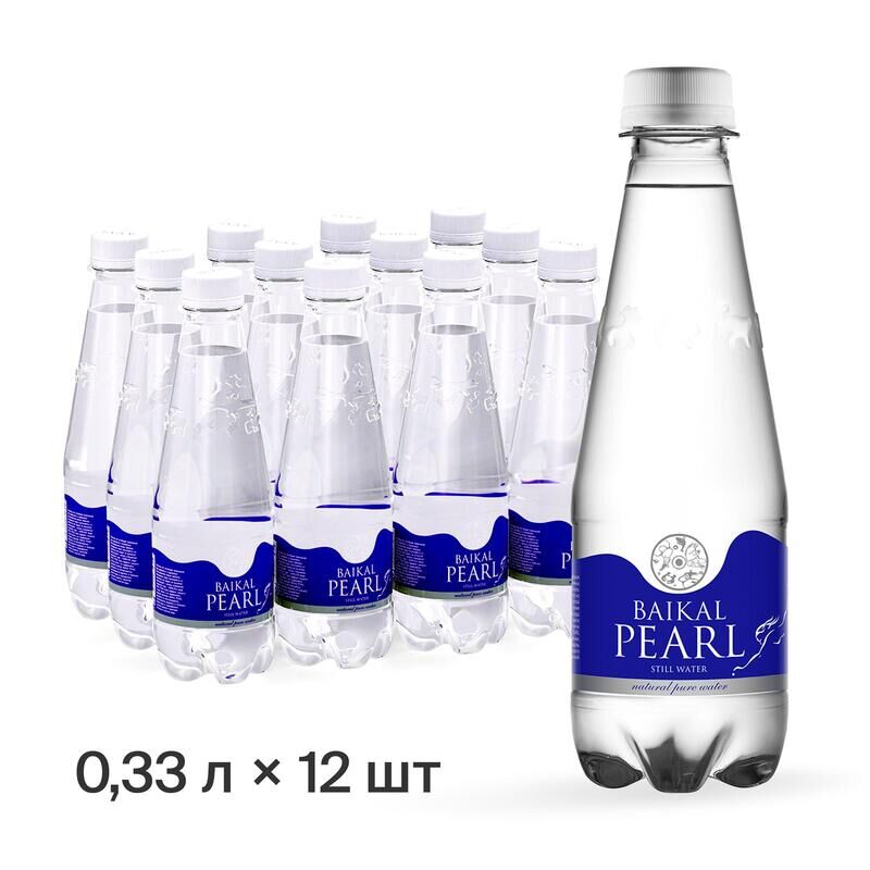 Вода питьевая Baikal Pearl негазированная 0.33 л (12 штук в упаковке) Байкал