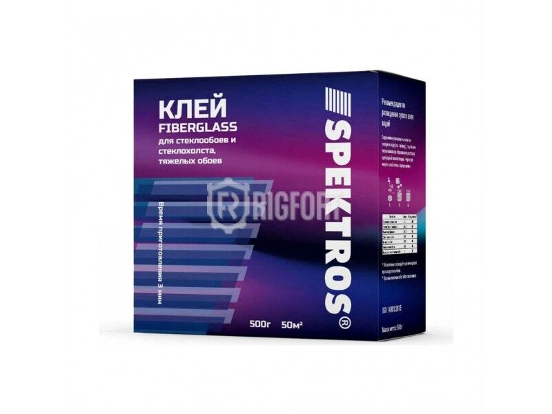 Клей Spektros Fiberglass (500гр) для стеклохолста, стеклообоев, тяжелых обоев