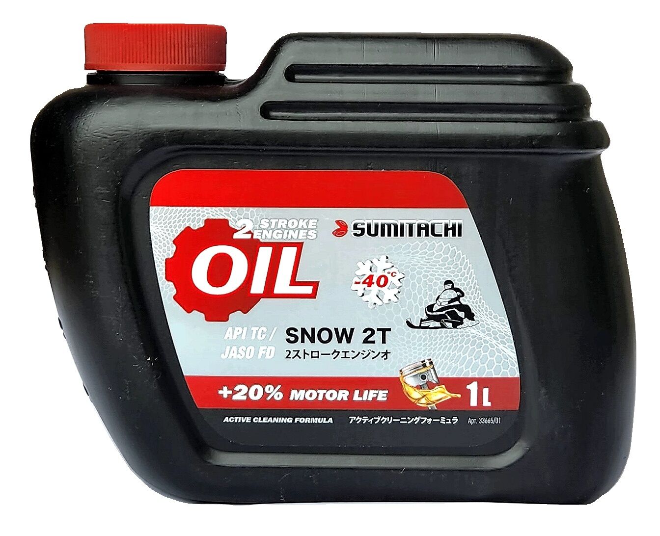 Масло для снегоходов SUMITACHI 2-STROKE ENGINES OIL SNOW 1 л 2Т #2