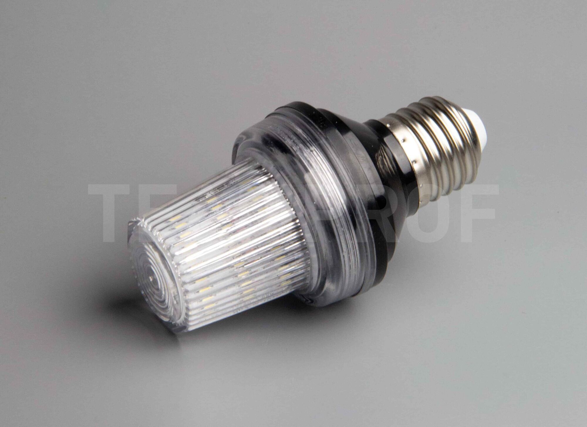Лампа светодиодная для Белт-лайта TeamProf, 24В., 2 Вт, цоколь Е27, d=40 мм, белая строб-вспышка #1