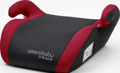 Бустер Amarobaby Enjoy, группа III, красный/черный (AB222007EKrCh/0709) Enjoy группа III красный/черный (AB222007EKrCh/0