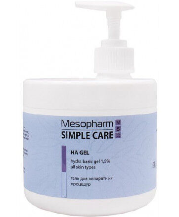 Гель для аппаратных процедур HA Gel 500 мл Mesopharm Simple Care