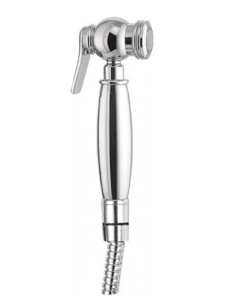 Cezares Гигиенический душ со шлангом 120см и держателем, ручка металлическая, хром Cezares ATLANTIS-U-IFS-01