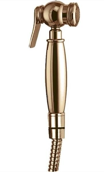 Cezares Гигиенический душ со шлангом 120см и держателем, ручка металлическая, бронза Cezares ATLANTIS-U-IFS-02