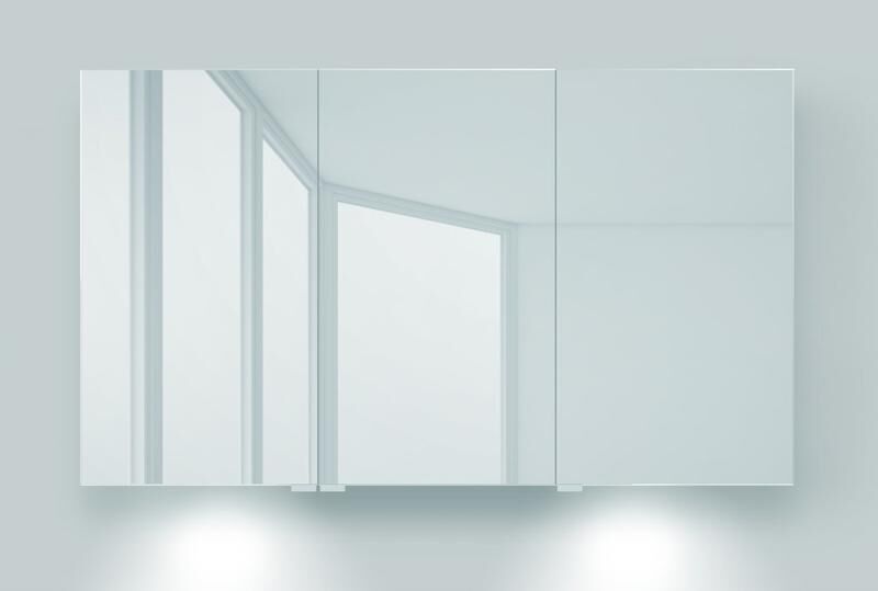 BelBagno Зеркальный шкаф BelBagno с нижней подсветкой дверей 120x70см SPC-3A-DL-BL-1200