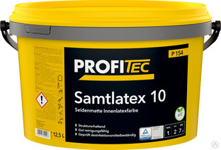 Краска PROFI Tec P154 SamtLatex 10. 5 л Base 2 