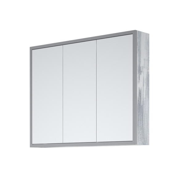 Corozo Зеркало-шкаф Corozo Айрон 90см арт/серый SD-00000281