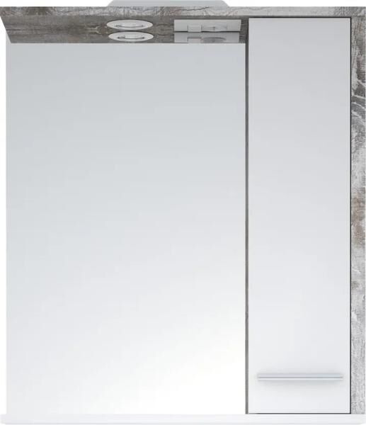 Corozo Зеркало-шкаф с подсветкой Corozo Лорена правый 65см антик SD-00000294