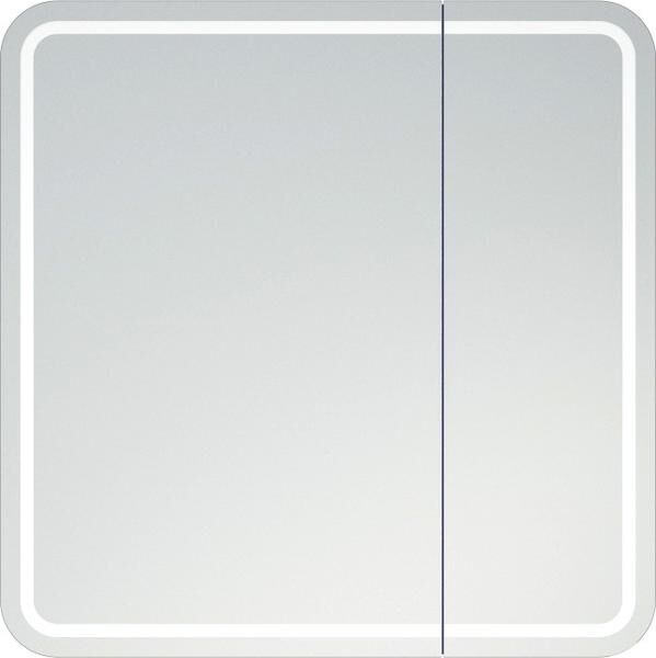 Corozo Зеркало-шкаф с подсветкой Corozo Алабама 80см белый SD-00000902