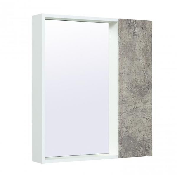 Runo Шкаф зеркальный Runo Манхэттен 65см серый бетон