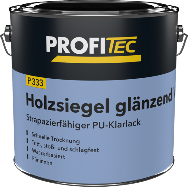Лак паркетный Profi Tec P333 Holzsiegel glänzend WB 0.75 л.