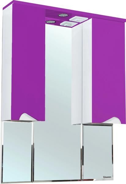 Bellezza Зеркало-шкаф с подсветкой Bellezza Эйфория 100см фиолетовый 00000007203