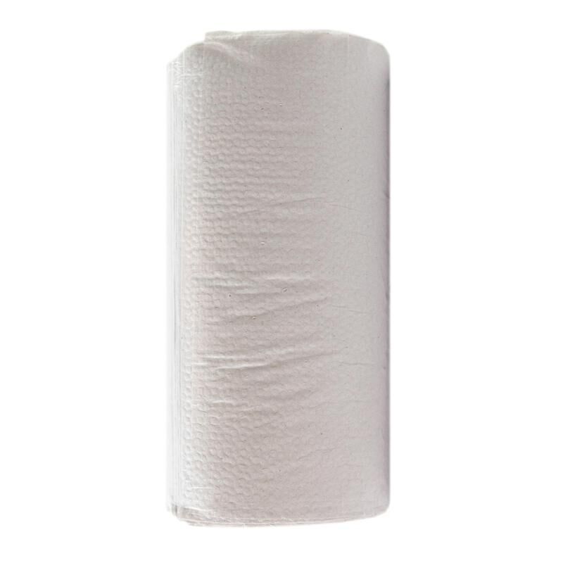 Полотенца бумажные 1-слойные серые 10 рулонов по 20 метров NoName