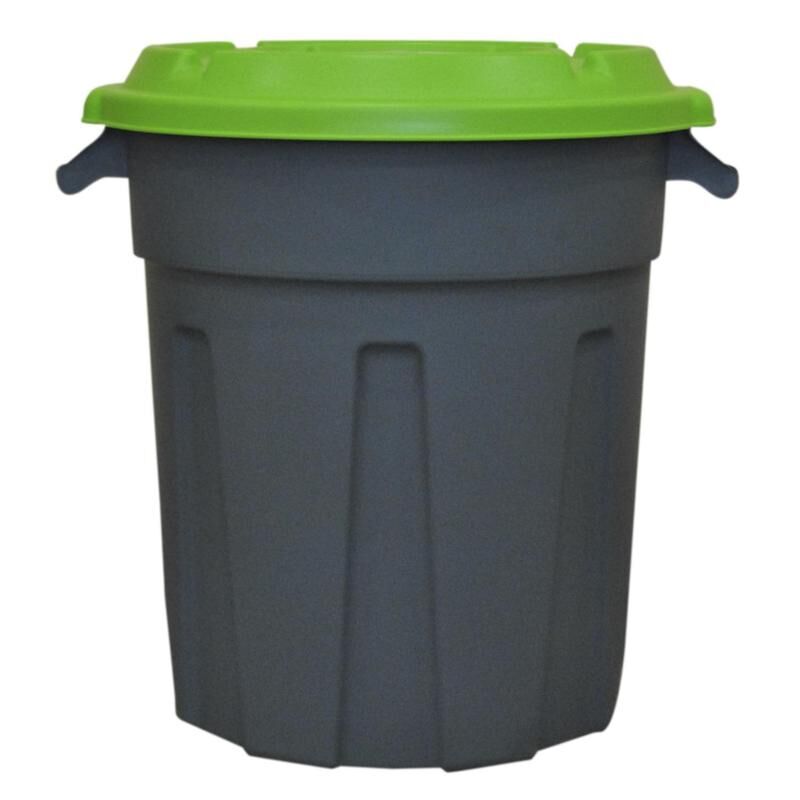 Бак для отходов 60 л пластиковый серый NoName