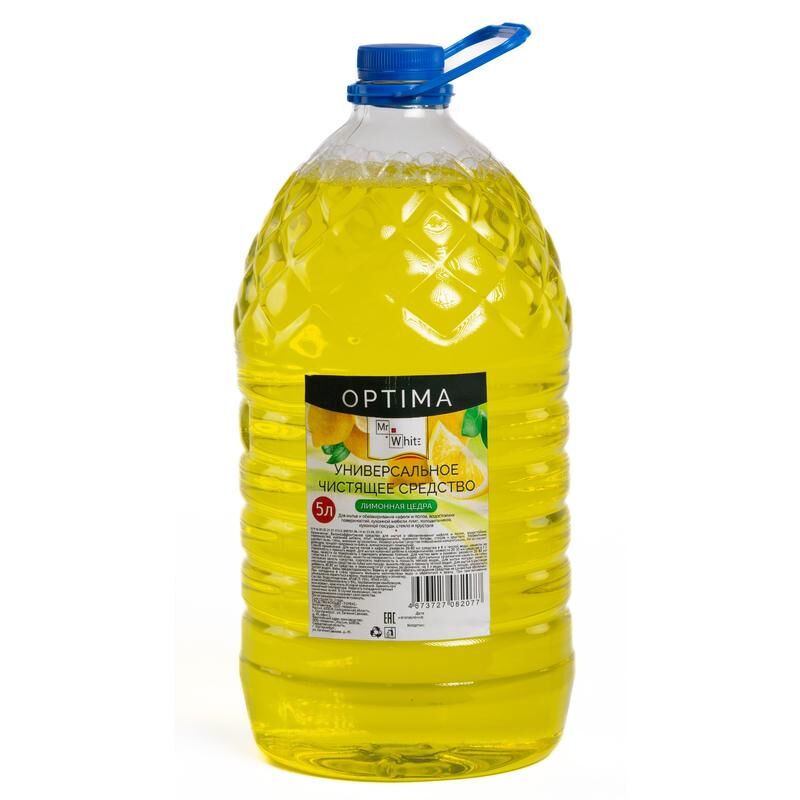 Универсальное чистящее средство Mr.White Optima Лимонная цедра 5 л