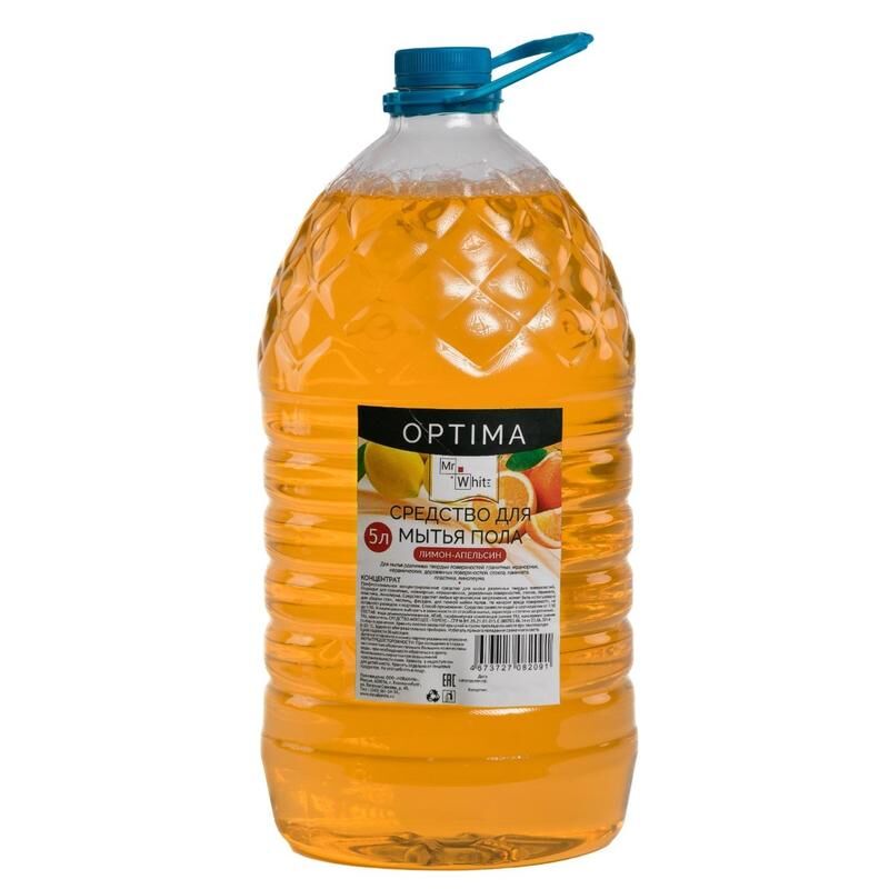 Средство для мытья пола Mr.White Optima Лимон-Апельсин 5 л