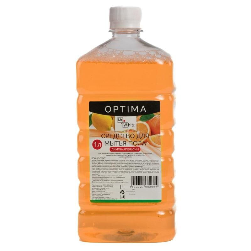Средство для мытья пола Mr.White Optima Лимон-Апельсин 1 л