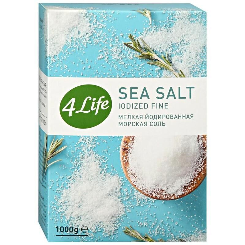 Соль 4Life морская мелкая 1 кг