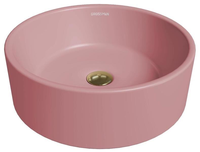 Grossman Раковина Grossman Color GR-3013PIM 41 см розовый матовый