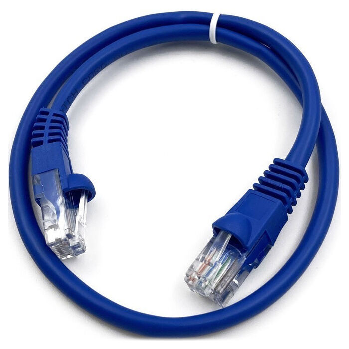 Patch-cord UTP 5e 1.5м Buro UTP-5E-1,5M-BL, синий