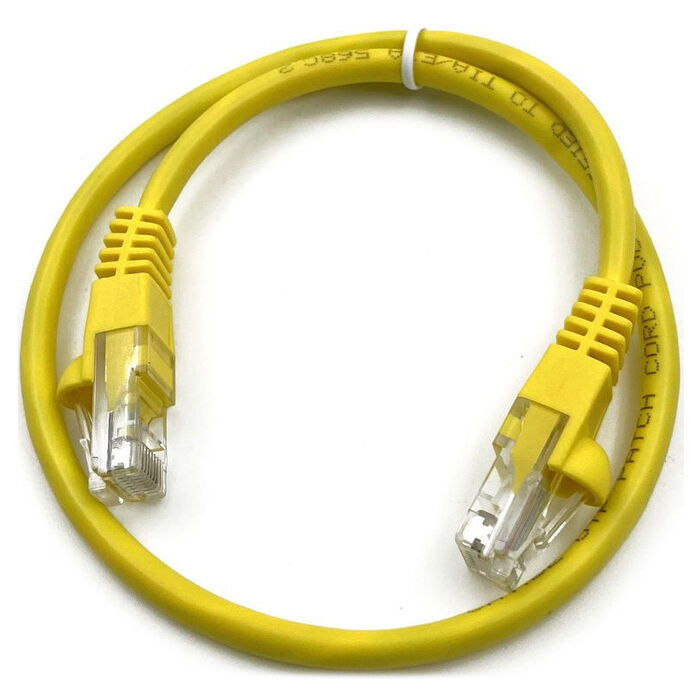 Patch-cord UTP 5e 0.5м Buro UTP-5E-0,5M-Y, желтый