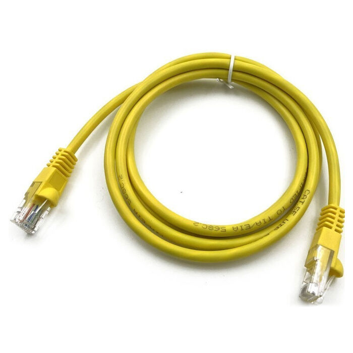 Patch-cord UTP 5e 2м Buro UTP-5E-2M-Y, желтый